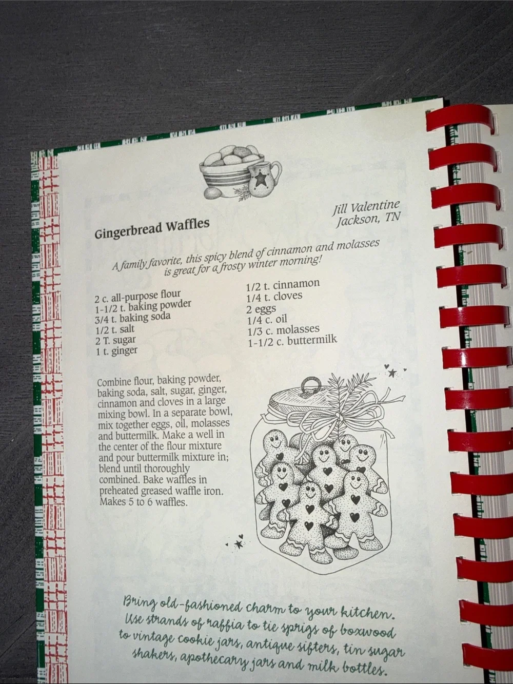 Gooseberry Patch Christmas Pantry Cookbook - Red & Green